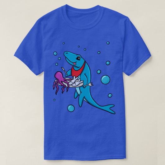 Mosasaurus Eten T-shirt (Design voorkant)