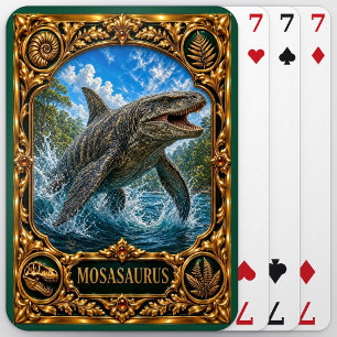 Mosasaurus, Juwelen Sieraad Kunst Pokerkaarten