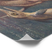  Mosasaurus vs. Ichthyosaurus Print (Hoek)