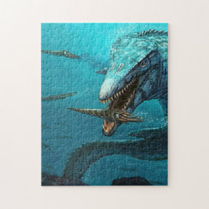 Mosasaurusjacht Legpuzzel