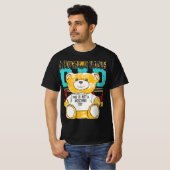 Moschino JERSEY T-SHIRT BRUSHSTROKE TEDDY BEAR (Devant entier)
