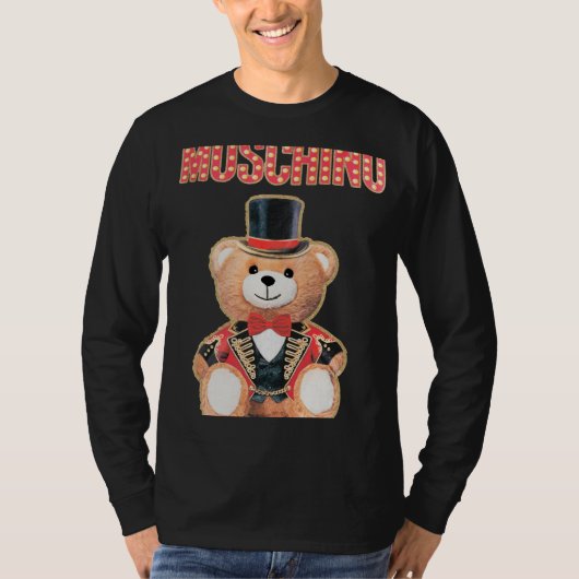 MOSCHINO JERSEY T-SHIRT TEDDY CIRCUS (Devant)