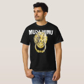MOSCHINO LION HEAD HANDLE JERSEY T-SHIRT (Devant entier)