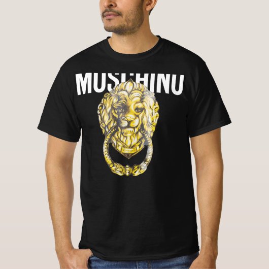MOSCHINO LION HEAD HANDLE JERSEY T-SHIRT (Devant)