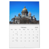 Moscou et Saint-Pétersbourg. Calendrier 2022 (Feb 2026)