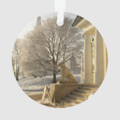 Moscou. Hiver. sculpture de lions (dos)