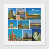 Moscou Kremlin Moskva Architecture Magnet (Devant)