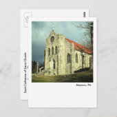 Moscou PA Carte postale-Sainte Catherine de Sienne (Devant / Derrière)