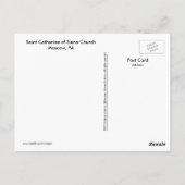 Moscou PA Carte postale-Sainte Catherine de Sienne (Dos)