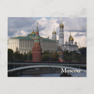Moscou (Russie); Carte postale du Kremlin