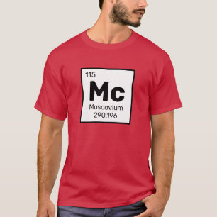 Moscovium / Tableau périodique - T-shirt Mc Elemen