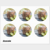 Moscow Mule Advertentie Ronde Sticker (Vel)