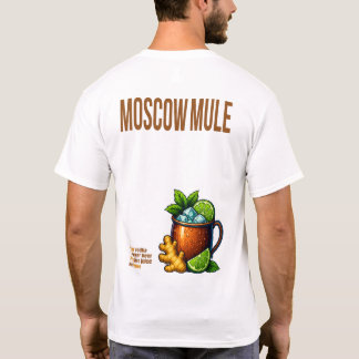 Moscow Mule T-shirt - Classic Copper Mug Cocktail