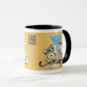 Mose Goes Marches "Lucy" 9 Vit Mug (Devant droit)