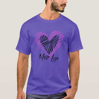 Mose houdt van familie t-shirt