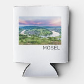 Moselle Loop Sunset Kroev Panorama Duitsland Blikjeskoeler (Voorkant)