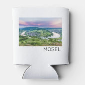 Moselle Loop Sunset Kroev Panorama Duitsland Blikjeskoeler (Achterkant)