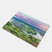 Moselle Loop Sunset Kroev Panorama Duitsland Deurmat (Schuin)