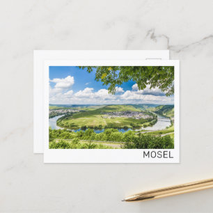 Moselle Loop Trittenheim Panorama Germany Souvenir Feestdagenkaart
