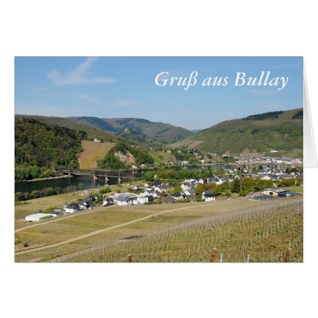 Moseltal bei Bullay (Voorkant Horizontaal)