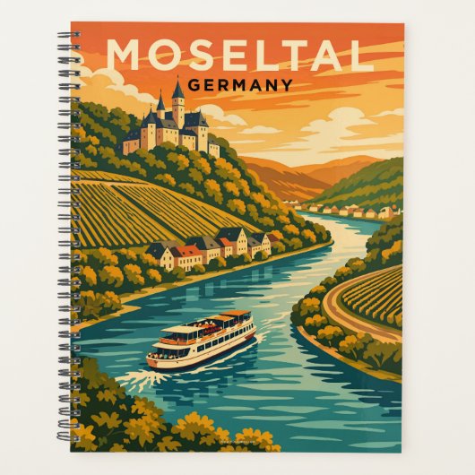 Moseltal Germany Vintage Travel Art (Devant)