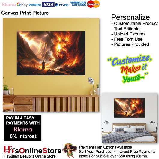 Moses brûler Bush toile Imprimer l'image 3