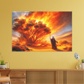 Moses Burning Struik Canvas Afbeelding 1 Afdruk (Insitu (Woonkamer))