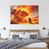 Moses Burning Struik Canvas Afbeelding 1 Afdruk (Insitu (Slaapkamer))