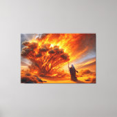 Moses Burning Struik Canvas Afbeelding 1 Afdruk (Voorkant)