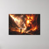 Moses Burning Struik Canvas Afbeelding 3 Afdruk (Voorkant)