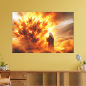 Moses Burning Struik Canvas Afbeelding 5 (Insitu (Woonkamer))