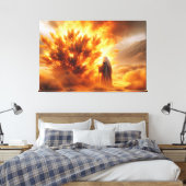 Moses Burning Struik Canvas Afbeelding 5 (Insitu (Slaapkamer))