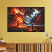 Moses Burning Struik Canvas Afbeelding 6 Afdruk (Insitu (Woonkamer))