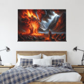 Moses Burning Struik Canvas Afbeelding 6 Afdruk (Insitu (Slaapkamer))
