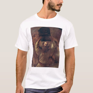 Moses die de Tablets van de Wet verslaan, 1659 T-shirt
