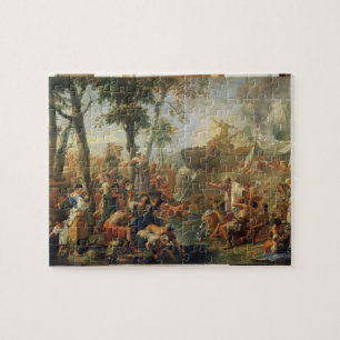 Moses Drawing Water from the Rock (olie op canvas) Legpuzzel