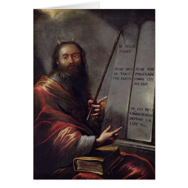 Moses en de tabletten van de wet (Voorkant)