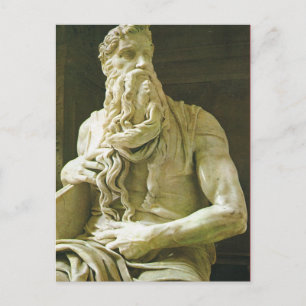 Moses, Michelangelo, S Pietro in Vincola Briefkaart