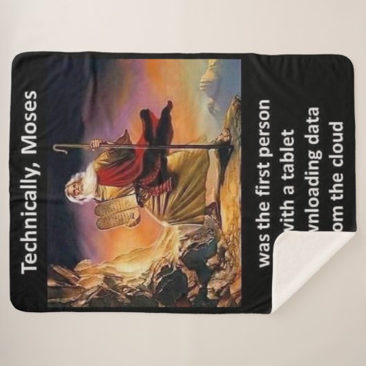 MOSES SHERPA DEKEN (Voorkant (horizontaal))