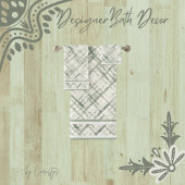 Mosgroen met mos op wit bad handdoek