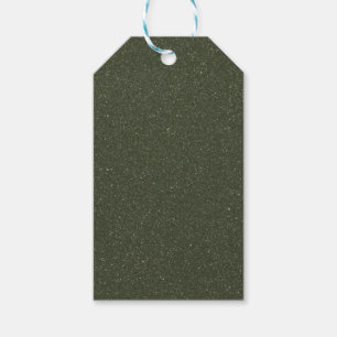 Mosgroene gestructureerde cadeaukaart cadeaulabel