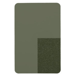 Mosgroene Minimaal Magneet Met Onderaccent