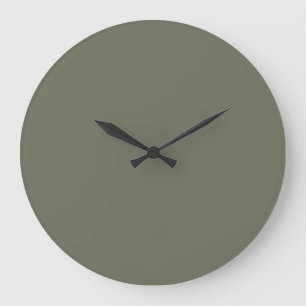 Mosgroene Minimalistische Wandklok Grote Klok