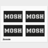 Mosh Rechthoekige Sticker (Vel)