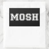 Mosh Rechthoekige Sticker (Tas)