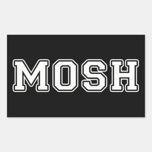Mosh Rechthoekige Sticker