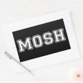 Mosh Rechthoekige Sticker (Envelop)