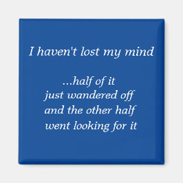 Moshe Square Magnet 1 Magneet