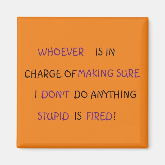 Moshe Square Magnet 2 Magneet (Voorkant)