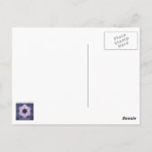 Moshe's Menorah Briefkaart (Achterkant)